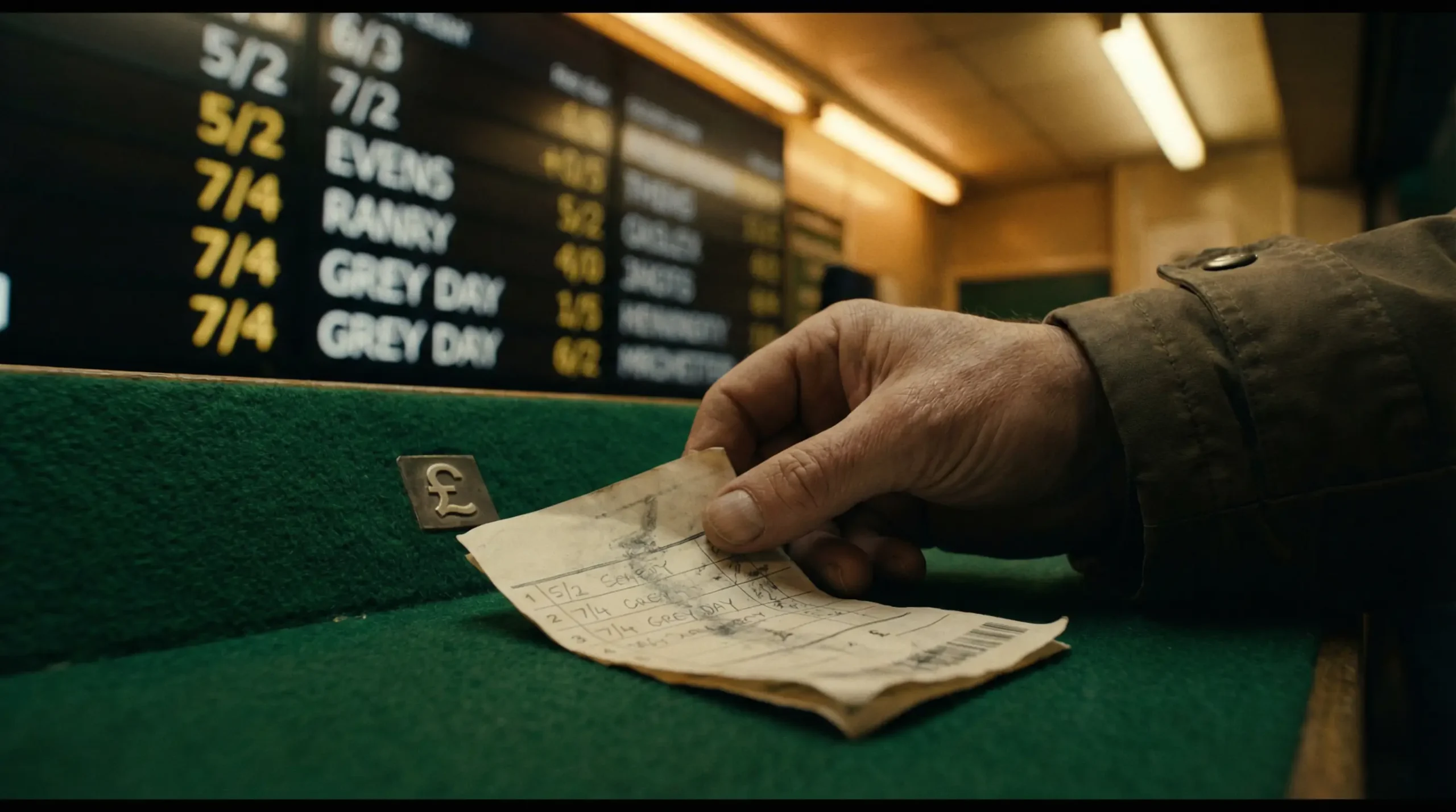 Greyhound betting slip at Monmore Green showing win, forecast and tricast options